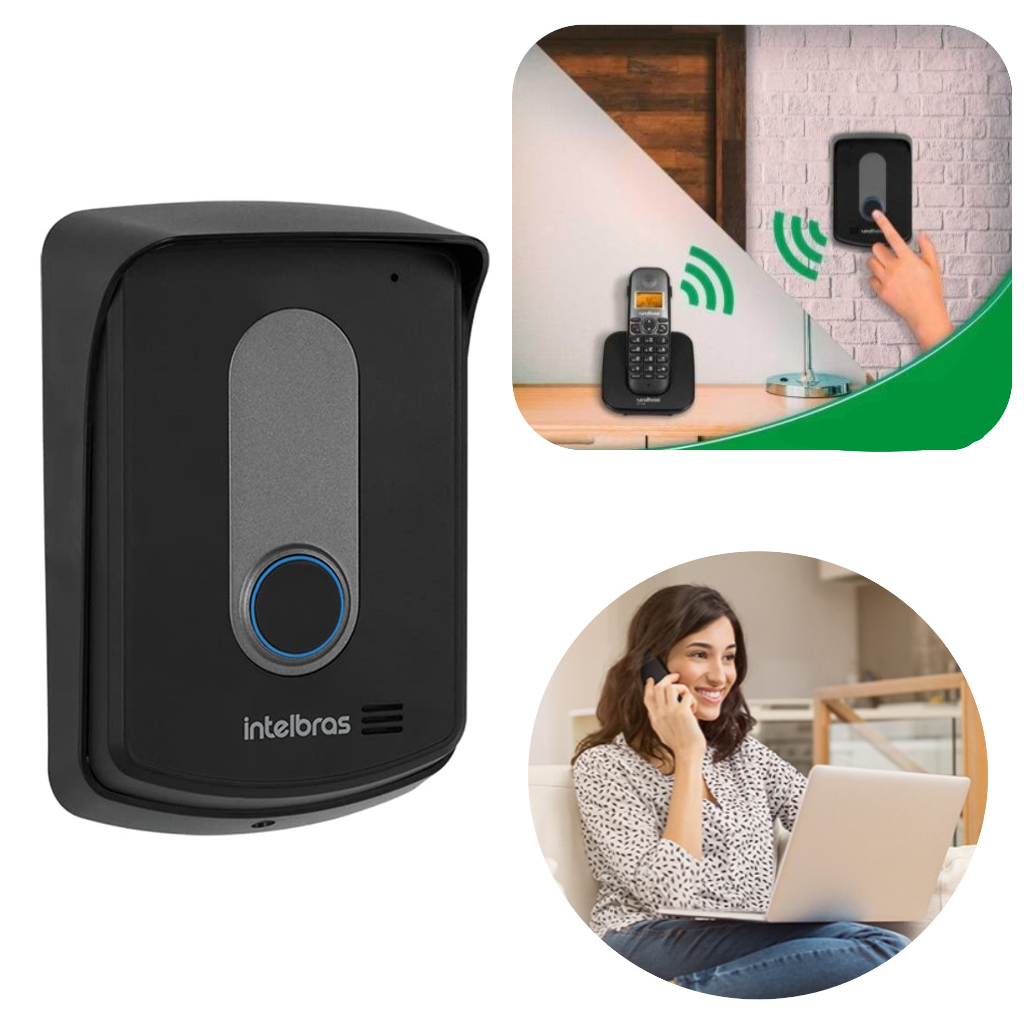 Modulo Ramal Externo Sem Fio Tis 5000 Intelbras Interfone | Shopee Brasil