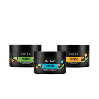 Inoar Doctor - Kit Cronograma Nutrição - Hidrataçao - Reconstruçao