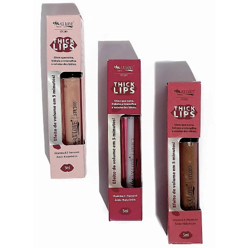 THICK LIPS MAX LOVE - 5ml - VOLUME EM 5 MINUTOS | Shopee Brasil
