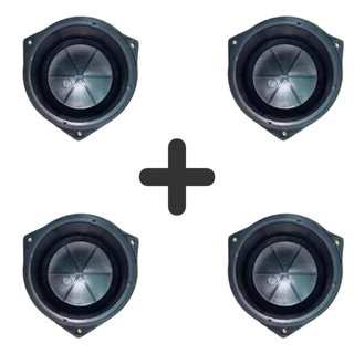 Kit com 04 unidades closed box tico som dspi 6" polegadas