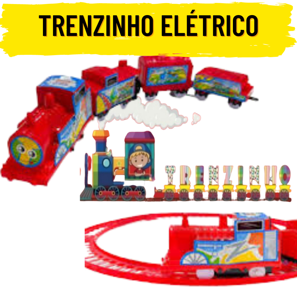 Trenzinho Elétrico Brinquedo Trem Musical Musical - 0805-b