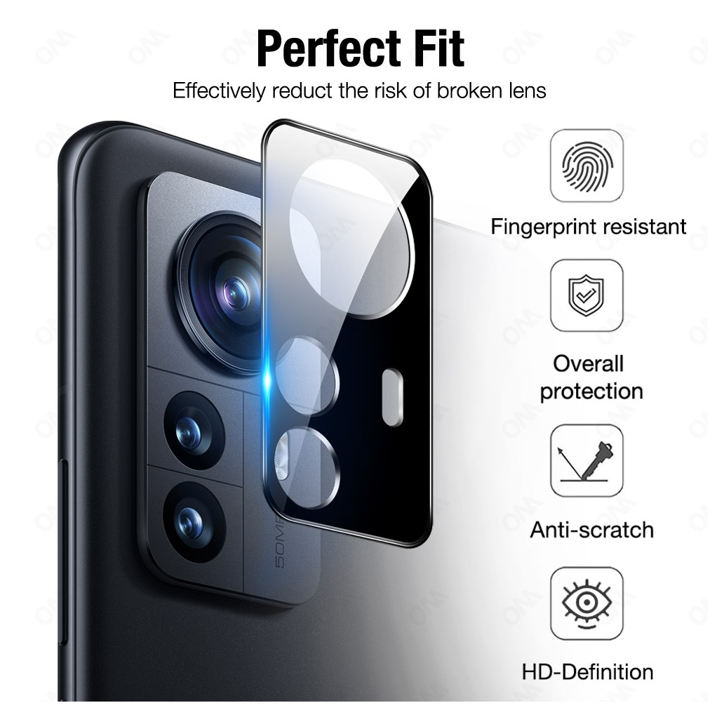 Película Protetora da Lente Câmera 3D Para Xiaomi Redmi Note 12s tela 6 ...