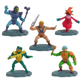 Boneco Masters of Universe He-man Mattel Micro Collection 5cm - He-Man Esqueleto Gorpo Mentor Aquático