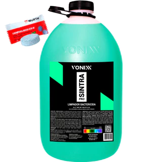Sintra Pro 5L Vonixx Limpador Multiação para Interiores Bactericida + Limpa Para-Brisa 5g