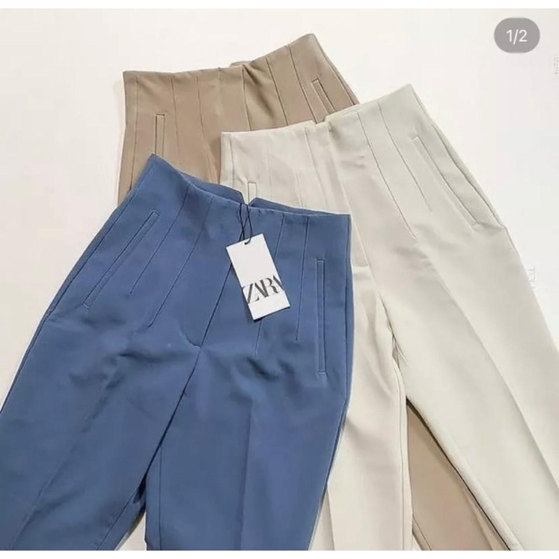 Calça Zara Alfaiataria Tendencia Moda Blogueira Social Festa Chique Boss Empresária