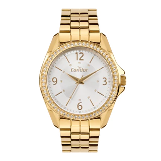 Relógio Feminino Condor Original Com Colar e Brinco COPC21JHYK4B_1