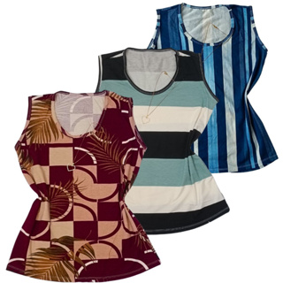 Regata Feminina Plus Size Camiseta Regata Feminino Blusa Verão