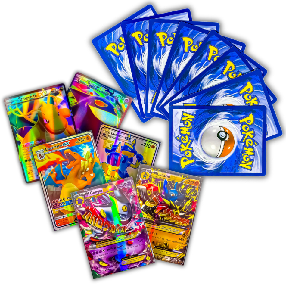 Lote 30 Cartas Pokémon Gx Em Português Cartas Brilhantes Sem