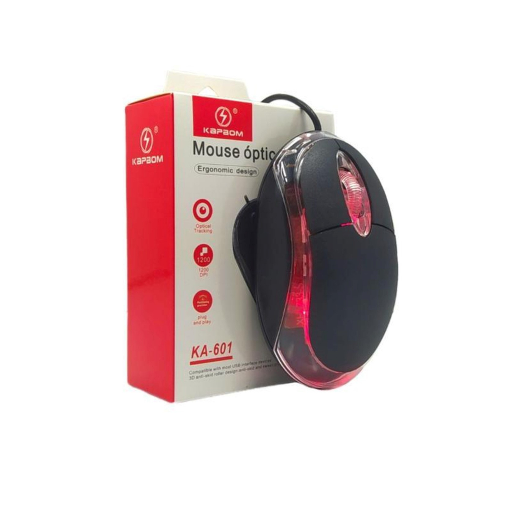 Mouse óptico KA-601 - Kapbom | Shopee Brasil
