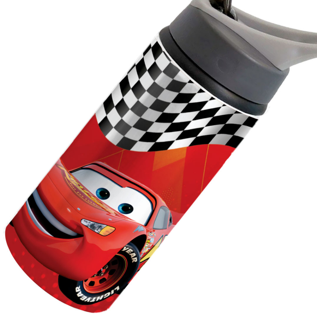 Garrafa Squeeze Carros Relampago Mcqueen Corrida Cars Personalizada ...