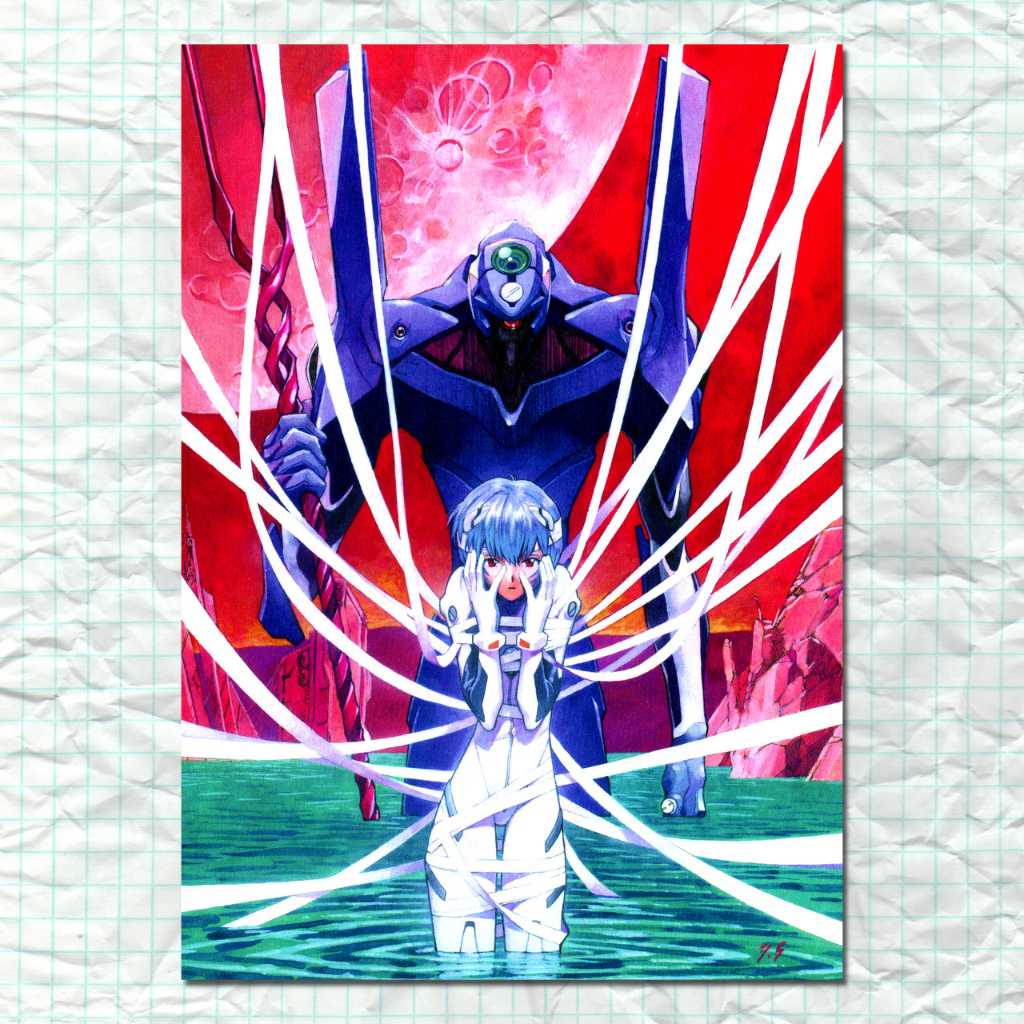 ♡ Neon Genesis Evangelion ♡ Poster Anime Mangá ♡ Poster Adesivo