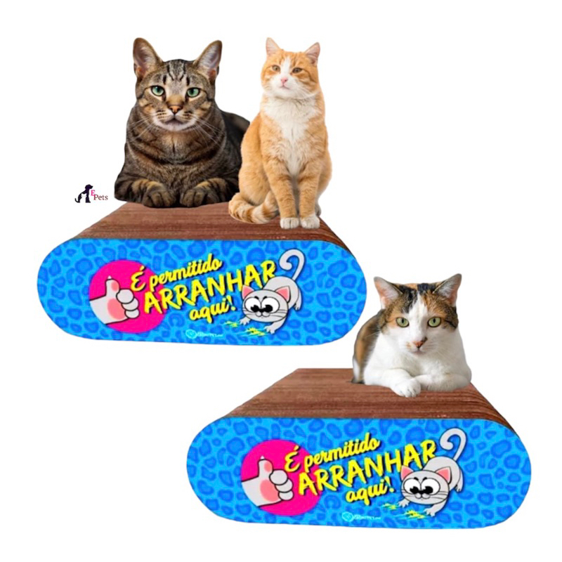Arranhador para Gatos de papelão - Terapêutico Promoção