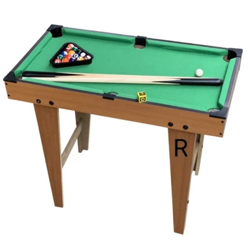 Mini Mesa de Sinuca Bilhar Snooker Infantil Com Pé 2 Tacos 16 Bolas  Triângulo Giz Brinqway BW-117 - BEST SALE SHOP