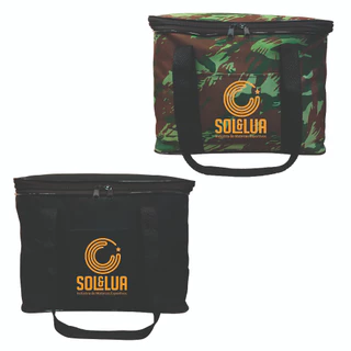 Bolsa Térmica 24 Litros Não Vaza Preta ou Camuflada Marmita Bolo