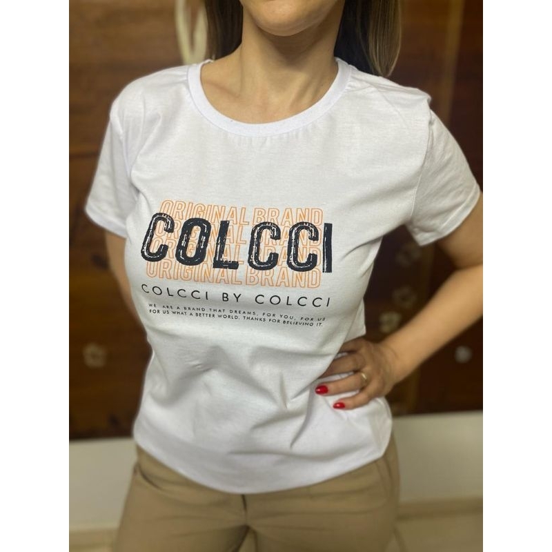 Colcci - T-Shirt de Malha Branca - Faz a Boa!