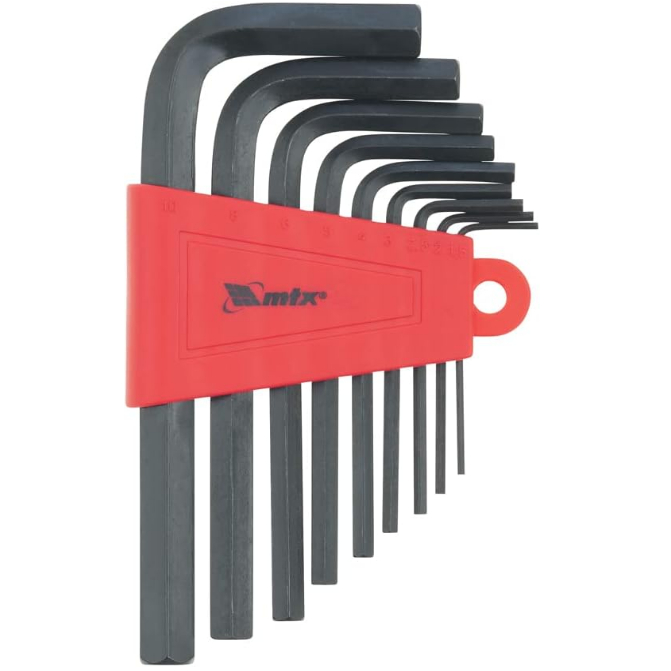 Jogo de Chave Allen Curta 9 Peças- Mtx