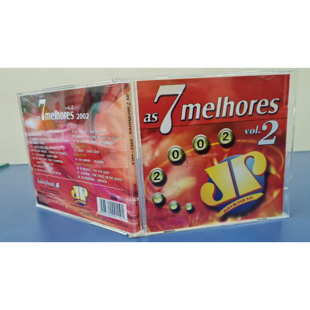 Cd As 7 Melhores Jovem Pan Jp Sat Paradoxx Millênio n° 2 a 8 e