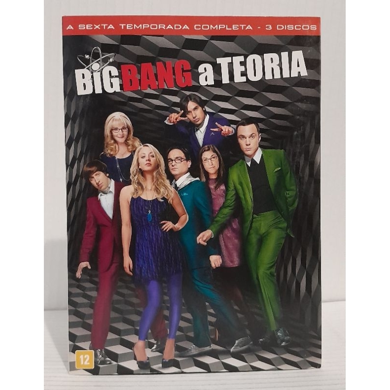 Dvd Big Bang - A Teoria - 6ª Temporada - 3 Discos - Original Usado ...
