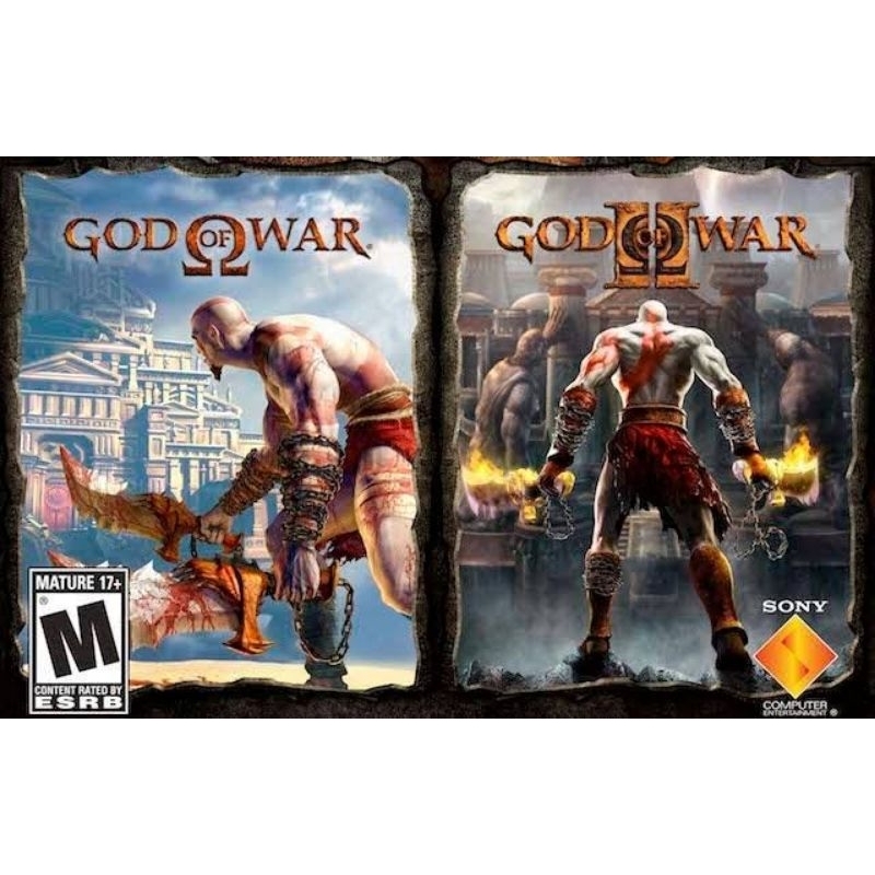 God of War 1 e 2 para PS2 ( Playstation 2 )