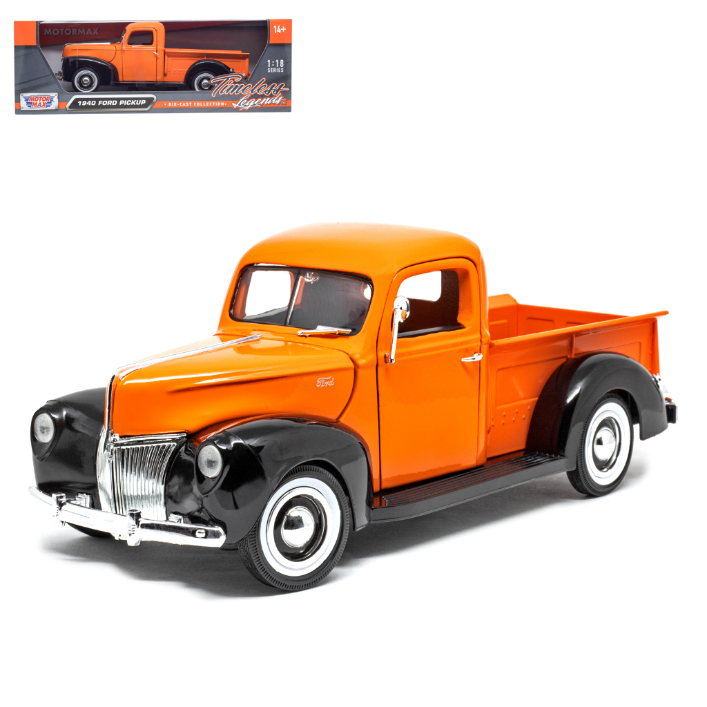 Miniatura de Carro Pick-up Ford 1940 1/18 Motormax | Shopee Brasil