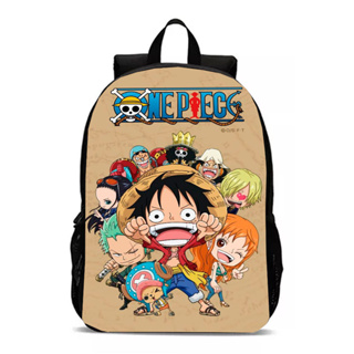 Desenho Animado Anime One Piece Luffy Mochila Escolar Masculina