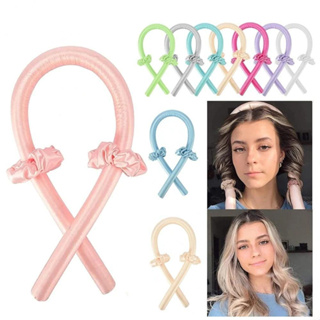 KIT MODELADOR DE CACHOS CETIM (Heatless Curls) + SCRUNCHIES