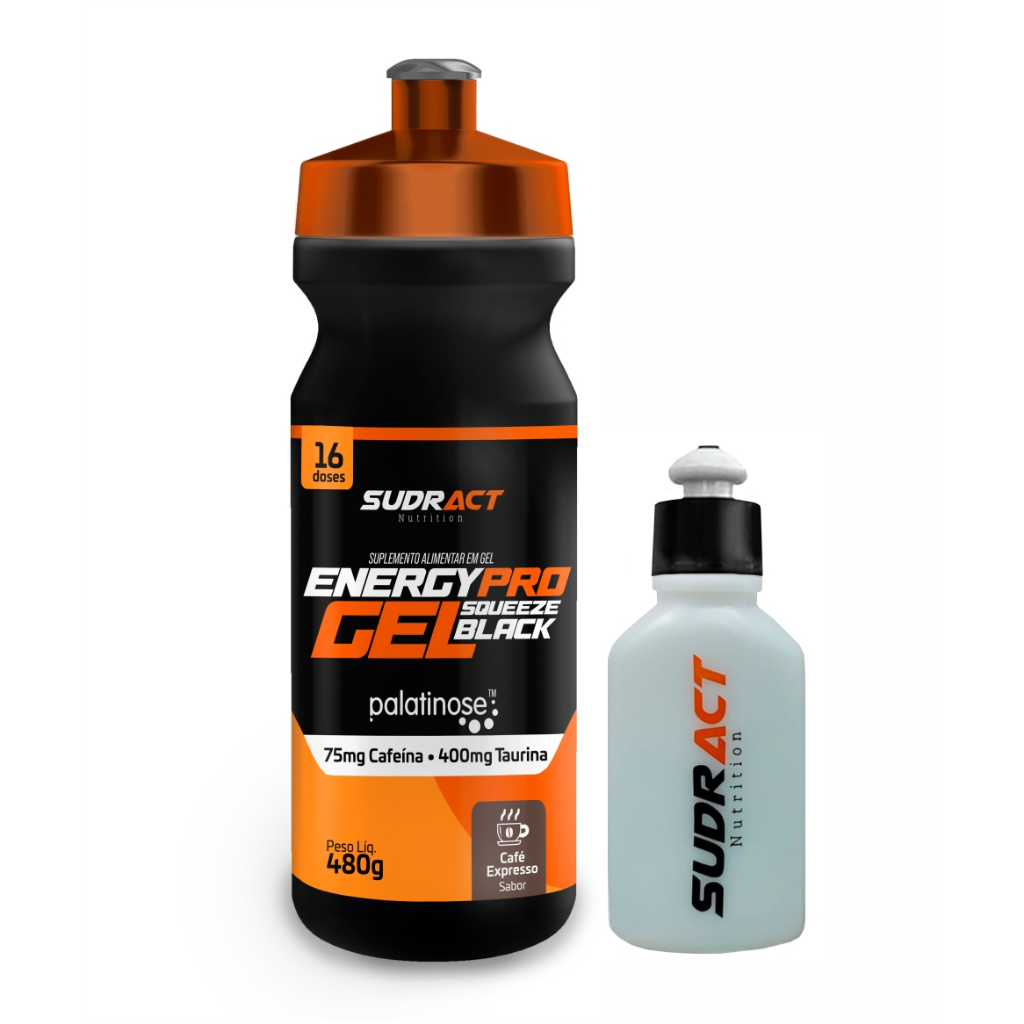 Energy Pro Gel Black Squeeze 480g Sudract Gel Repositor Energético