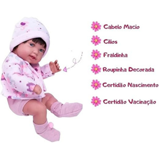 bebê reborn de silicone realista em Promoção na Shopee Brasil 2023