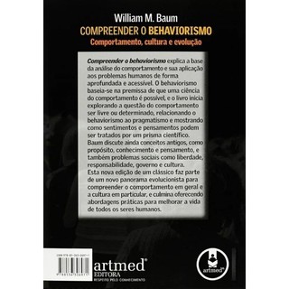 Livro Compreender O Behaviorismo William M. Baum | Shopee Brasil
