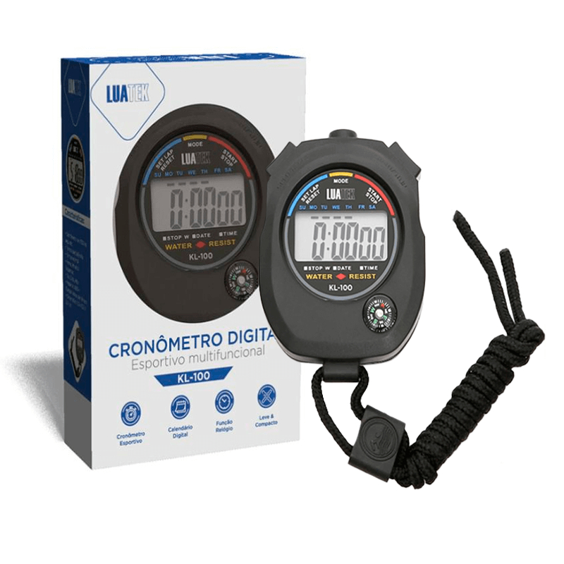 Cronômetro Digital Esportivo Luatek KL-100