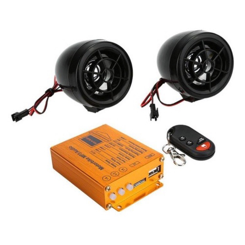 Alarme De Moto e Caixa De Som Com Bluetooth Mp3 Player