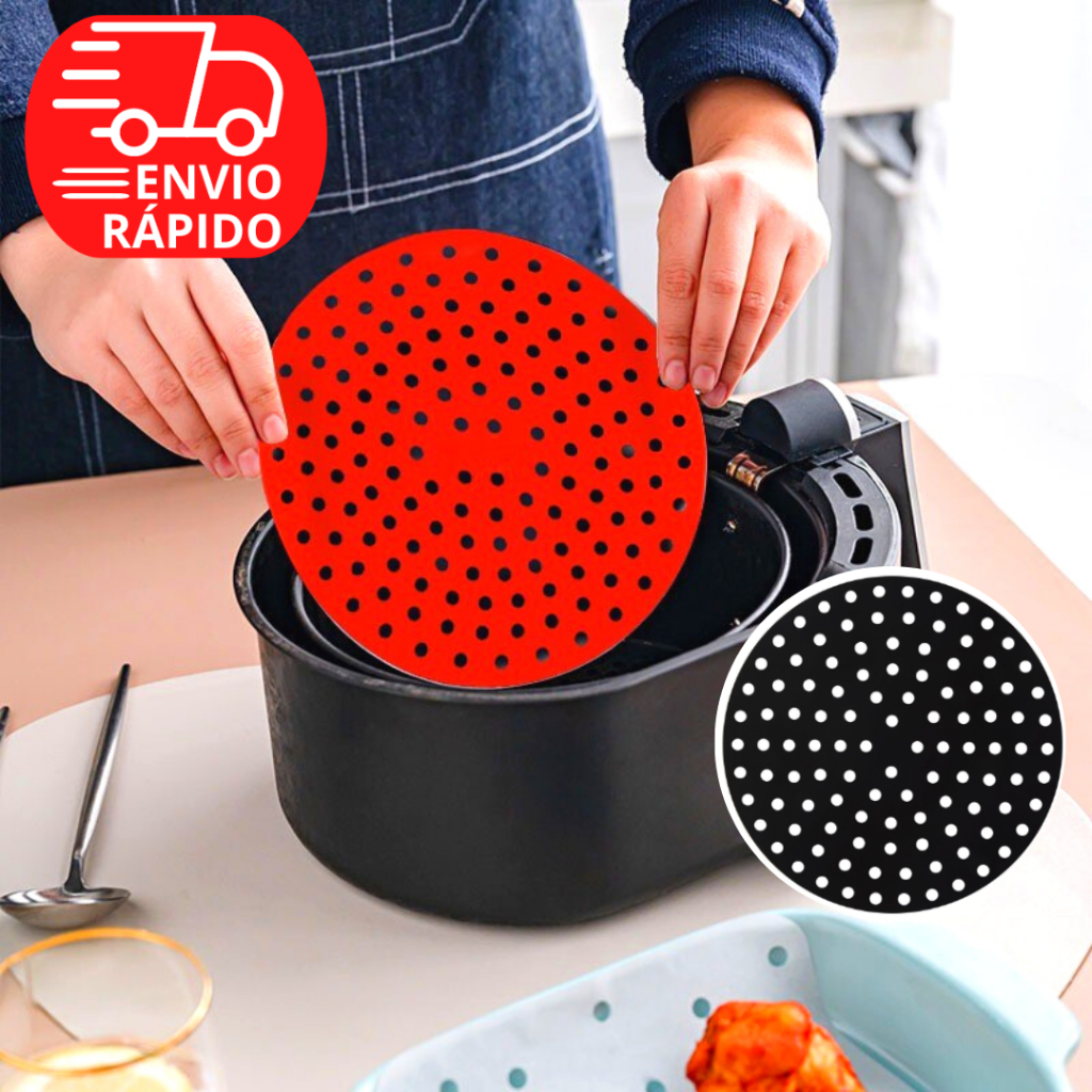 Tapete Protetor De Silicone Grande - P/ Fritadeira Airfryer Universal