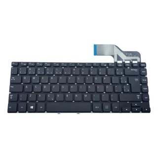 Teclado Notebook Compatível Com Samsung Np270e4e-kd2br Preto