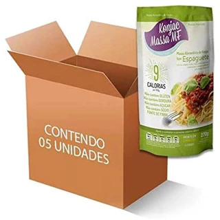5 Konjac Massas Espaguete- Macarrão Dieta