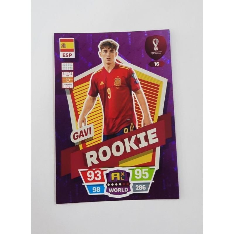 Card Gavi Rookie Adrenalyn Copa do Mundo 2022 | Shopee Brasil
