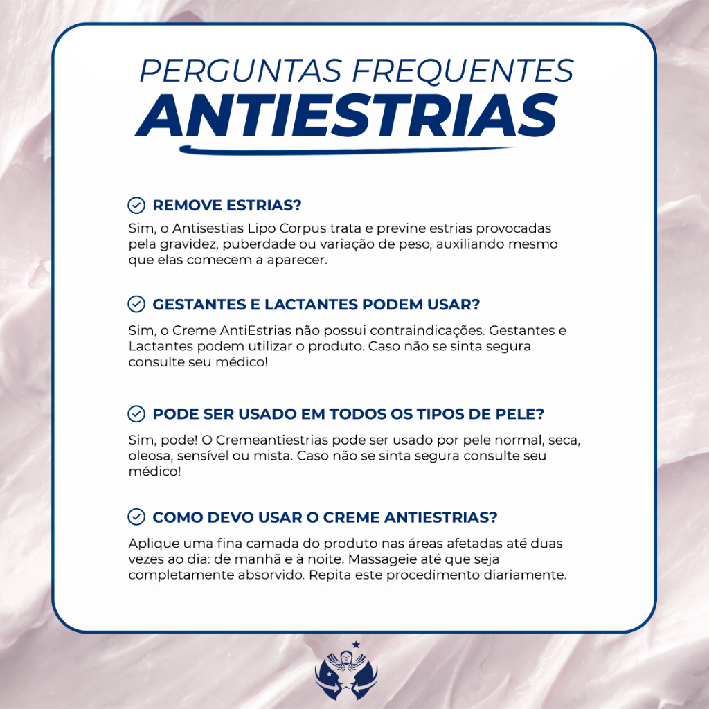 Imagem do produto Creme AntiEstrias Removedor Estrias 250g Lipo Corpus 9