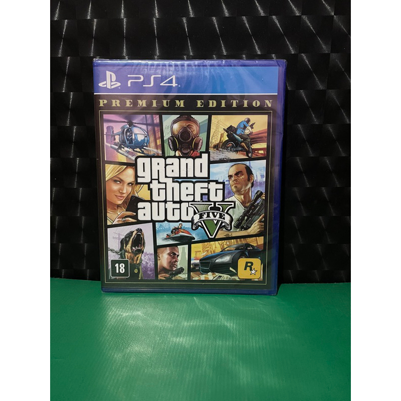 Jogo GTA Grand Theft Auto V Premium Edition - PS4 Jogo GTA Grand Theft Auto  V Premium Edition - PS4 Jogo GTA Grand Theft Auto V Premium Edition - PS4  Videogame -Jogos 