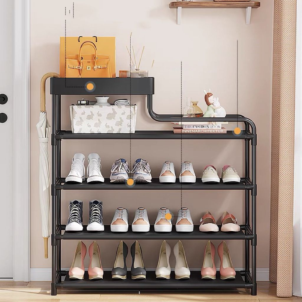 Sapateira Organizador Multiuso 4 ANDARES C / Cestinho