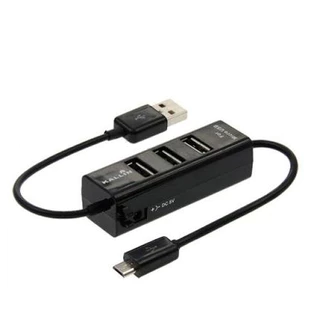 Hub USB 2.0 para Carregador de Celular adaptador