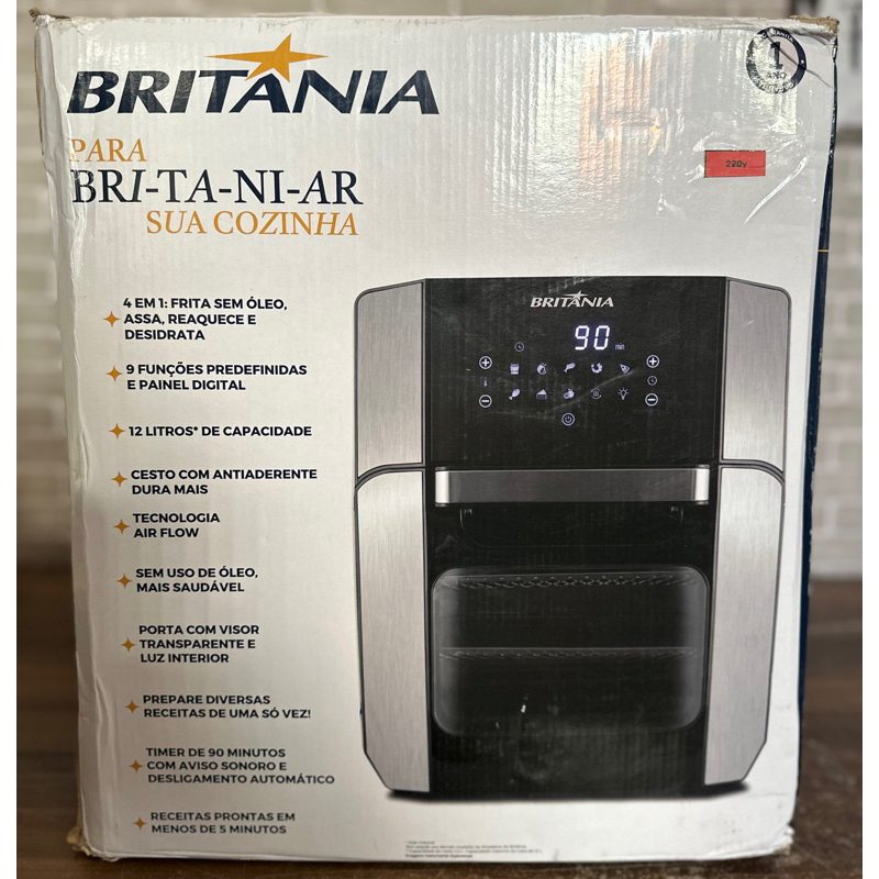 Fritadeira Air Fry Oven BFR2100P, Britania, 127v : : Cozinha