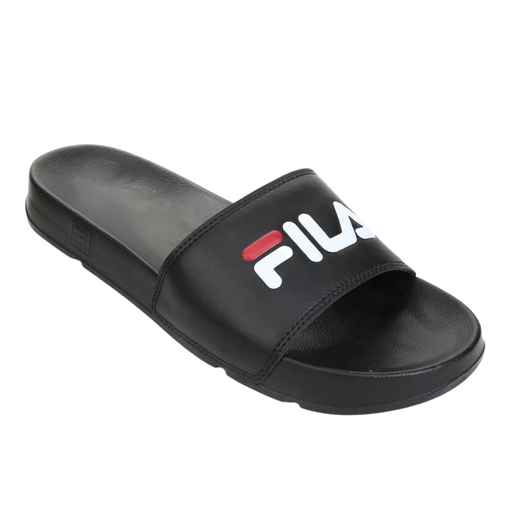 Sandalia da best sale fila preta