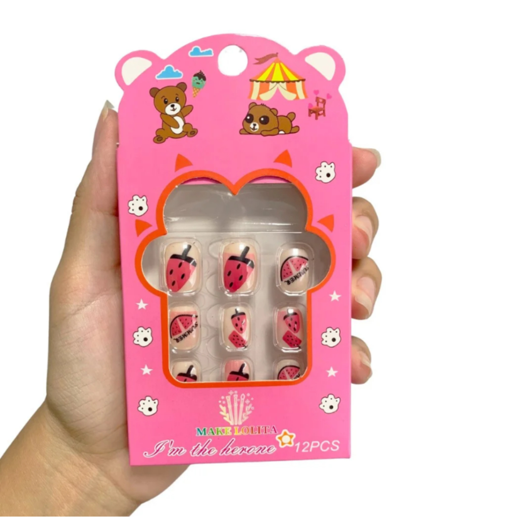 Unhas Postiças Infantil Circo Criança Kids | Make Lolita | Shopee Brasil