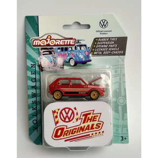 Miniatura Golf Vermelho 1:64 Majorette Volkswagen The Originals