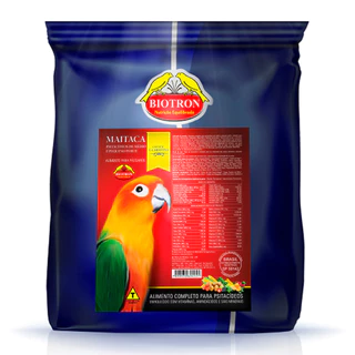 Ração Extrusada para Maitaca e Psitacídeos de Médio e Pequeno Porte - Biotron - 400g