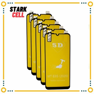 Kit com 5x Películas de Gel Cerâmica 5D 9D para Moto E6s