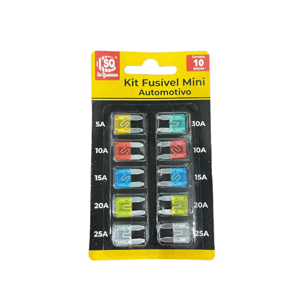 Fusível Lâmina automotivo Mini 5a à 30a