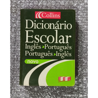 Collins Dicionario Escolar, Ingles-Portugues, Portugues-Ingles, Dicitonary