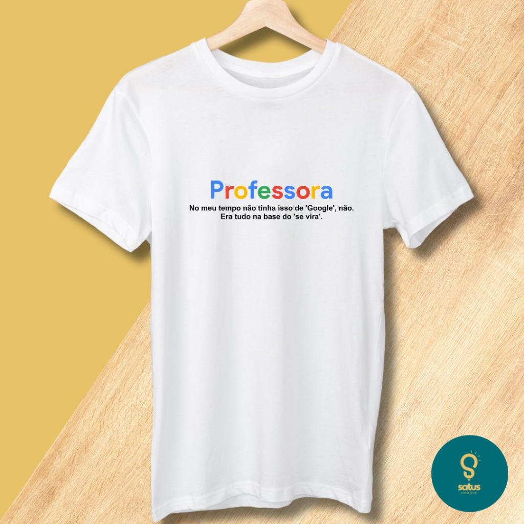 Camiseta Jogo Dinossauro Google Gola c/ Elastano - Unissex