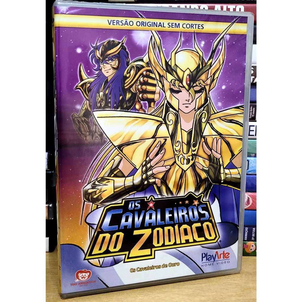 Box Dvd Cavaleiros Do Zodiaco Dublado 12 Casas Asgard Poseid