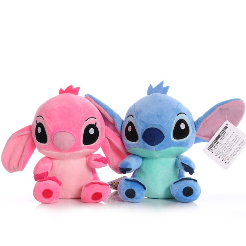 Boneco De Pelúcia Stitch Lilo & Stich Boneco Disney 20cm Sem Musica